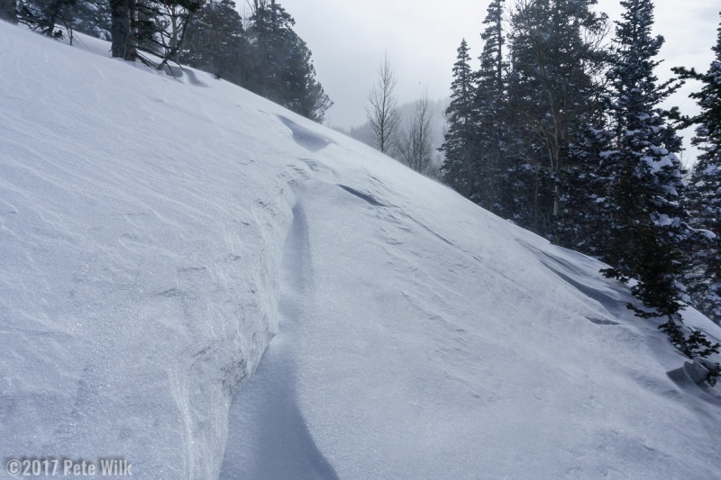 The wind started drifting in the skinner pretty quickly and we lost it shortly after this.