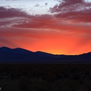 On the ride home from a great weekend in the City of Rocks we had one of the best sunsets I\'ve seen in a long time.