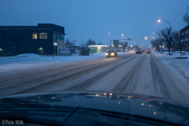 When I left SLC it was 50F and sunny.  Calgary was still locked in the grip on winter with snow and temps in the teens.