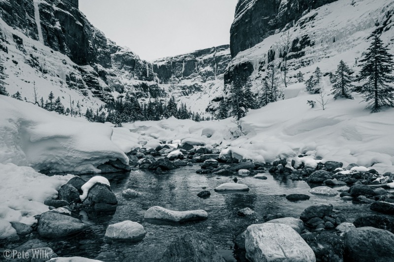 Icefall Brook is where we got our water.