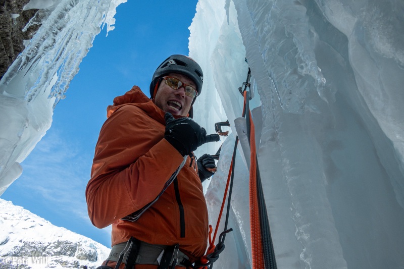 The always stoked Nate heading up P2.