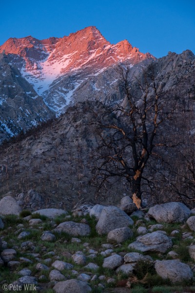 Great sunrise on Lone Peak.