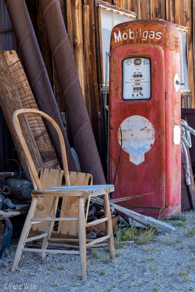 We saw many, many ruins of mines, ghost towns, and other things.  This was in Goldpoint, NV.