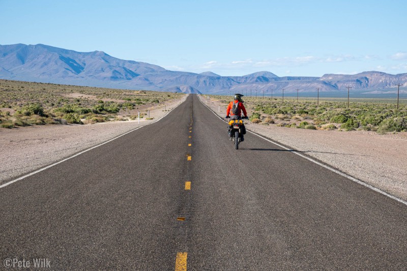 We hit the pavement at the end of day 1 to avoid some reportedly whooped out section of dirt.