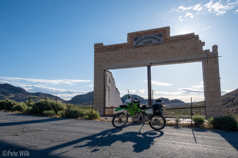 We explored the ghost town of Rhyolite, NV in the morning of day 2.