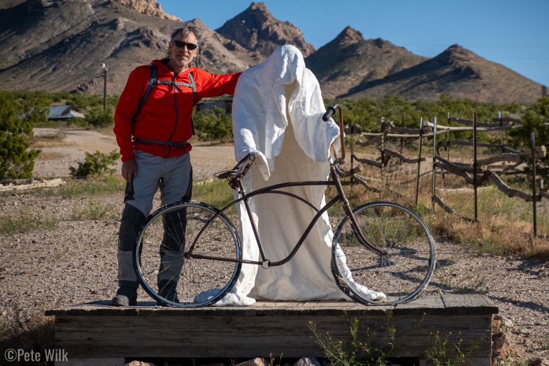 Nearby Rhyolite, NV is an art installation with some cool sculptures.