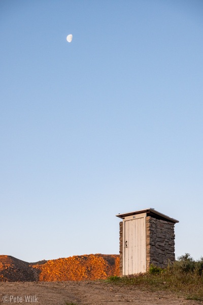 Outhouse at the Geologist's Cabin.