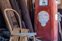 We saw many, many ruins of mines, ghost towns, and other things.  This was in Goldpoint, NV.