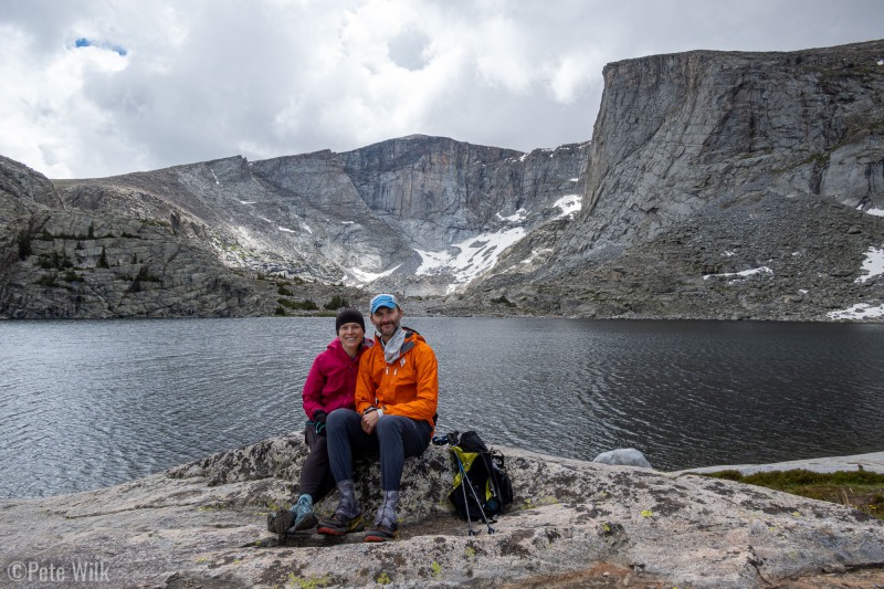 Stormy clouds over Lost Twin Lakes.