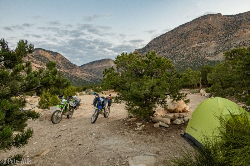 Morning at the campground.  No boulderers this time of year.