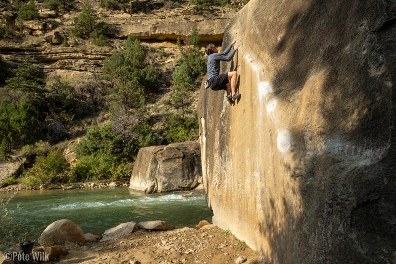 Andreas on the Angler (V3).