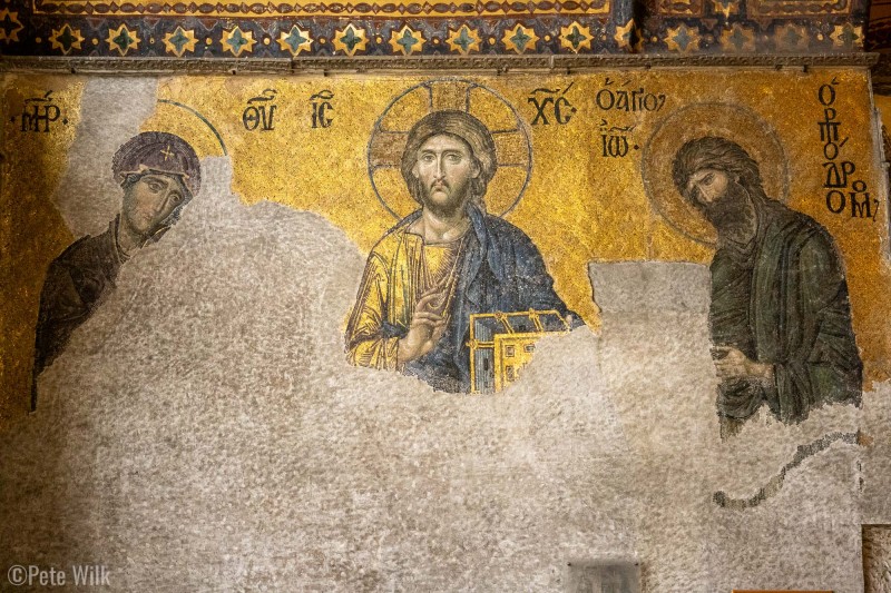 While not being religious myself, I was amazed at this mosaic.  It is hard to describe but the emotion relayed in Mary's, Jesus, and John the Baptist's faces was extraordinary.